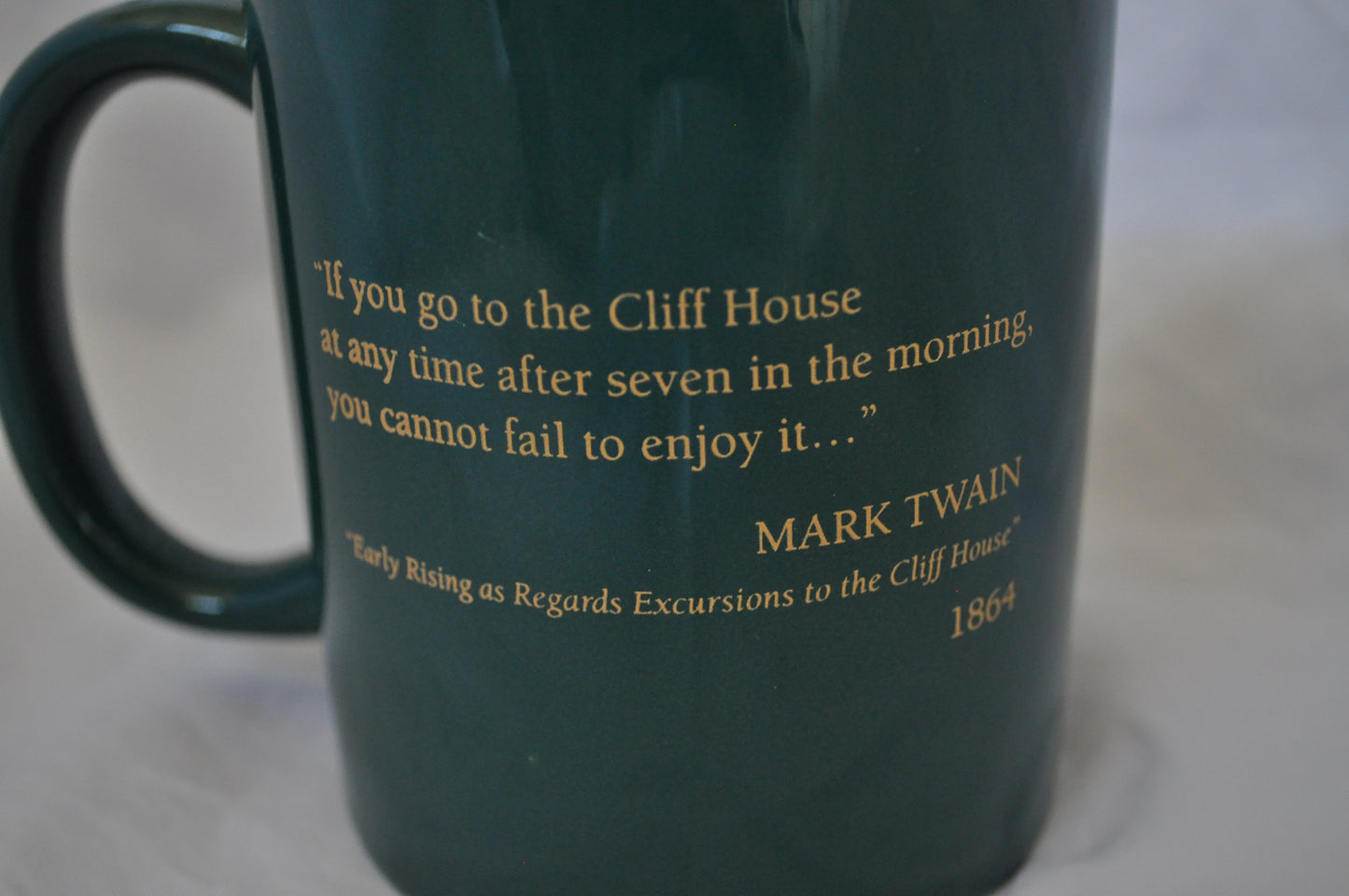 Cliff House Green Mug