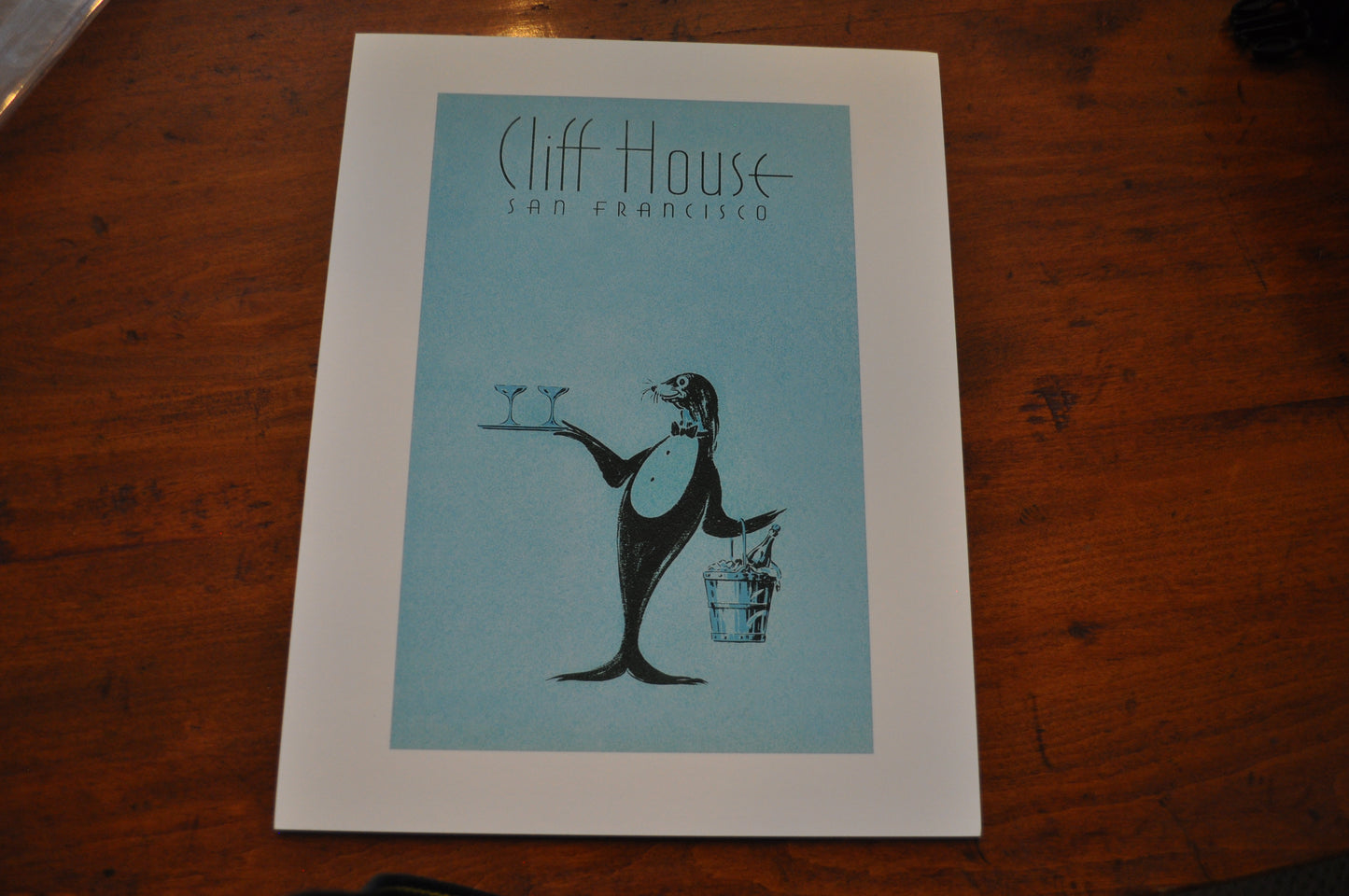 Cliff House Seal Print