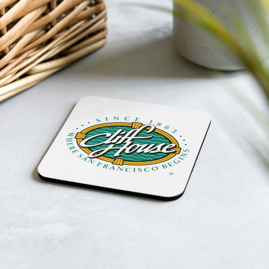 Cliff House Cork-back coaster